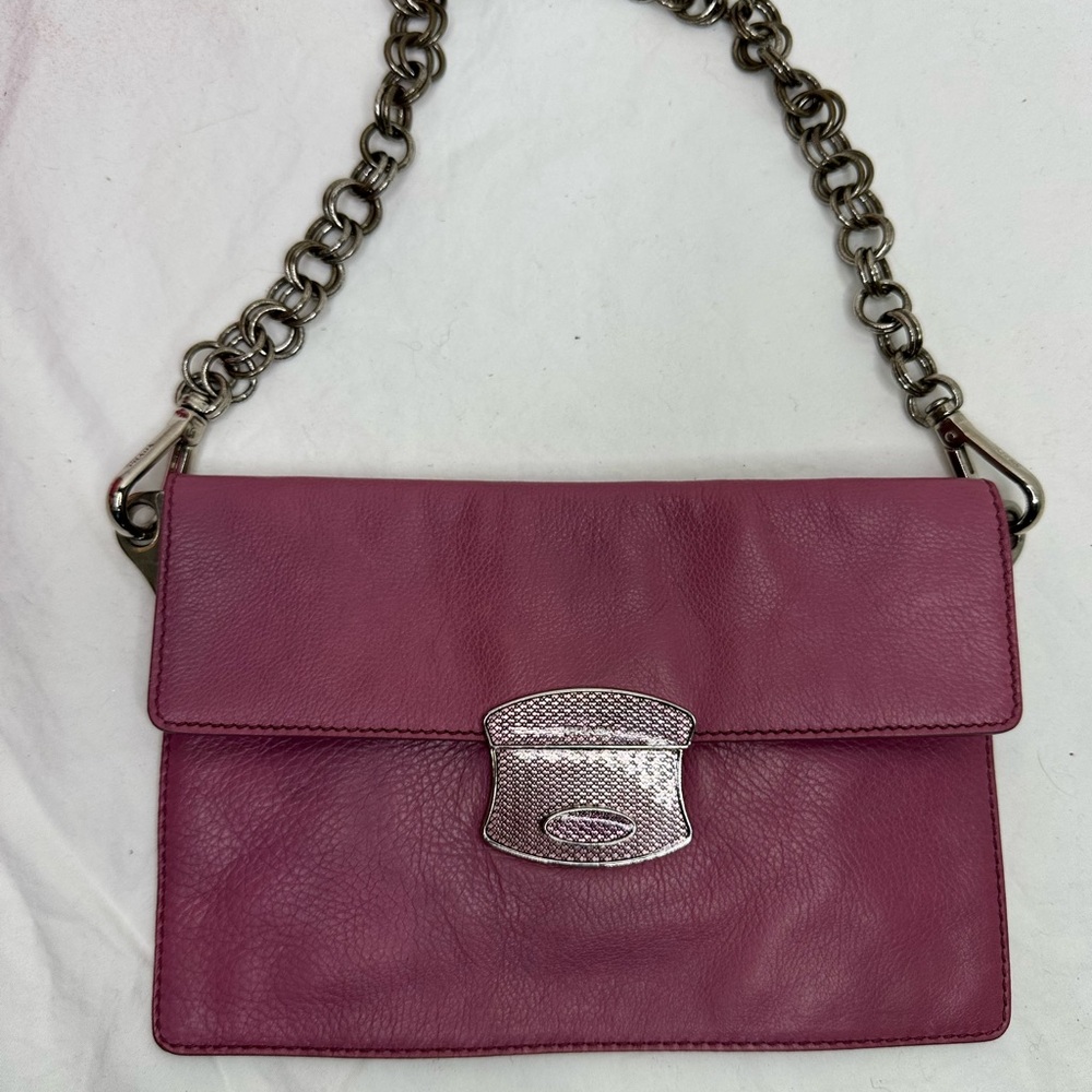 Prada‎ Mini Lambskin Chainlink Bag Fuschia Purse